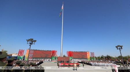 Поздравление Президента Республики Беларусь Александра Лукашенко с Днем Государственного флага, Государственного герба и Государственного гимна